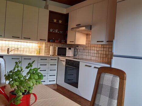 Una cucina nella Gartenvilla Irene. | © Gartenvilla Irene