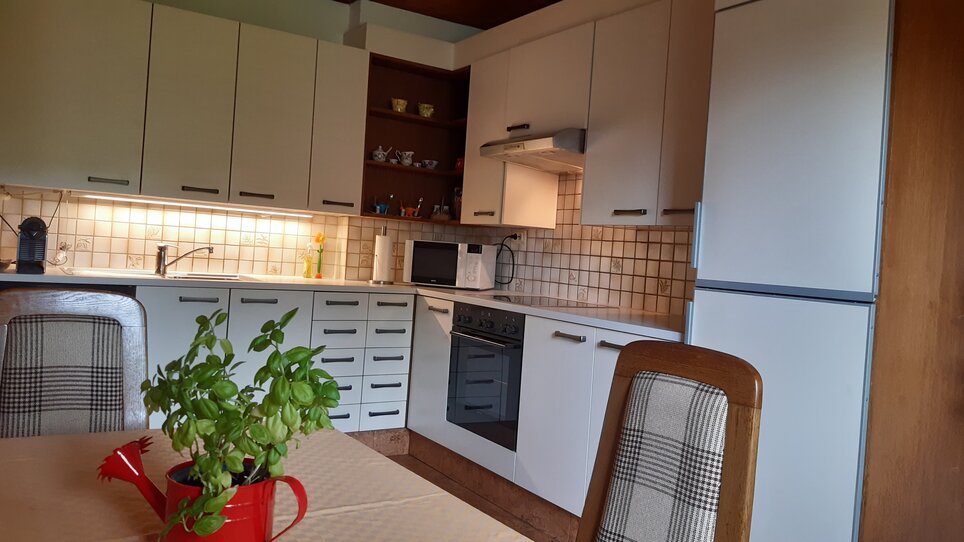 Una cucina nella Gartenvilla Irene. | © Gartenvilla Irene