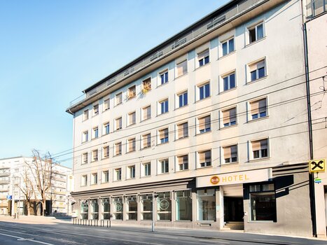 Facade of B&B Hotel in Graz. | © B&B Hotels 2023