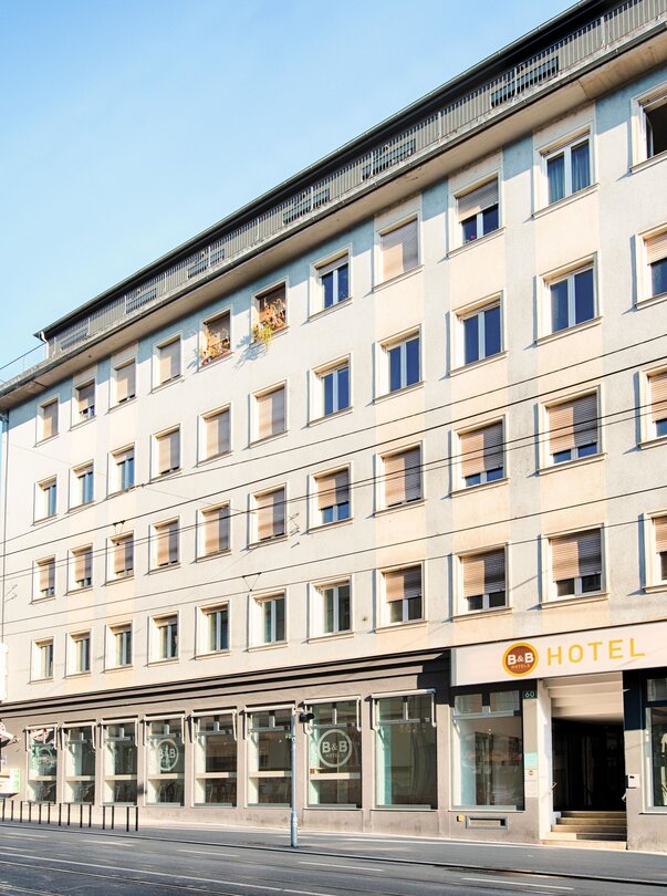 Fassade des B&B Hotels in Graz. | © B&B Hotels 2023