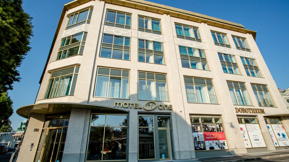 Außenansicht des Motel One in Graz. | © Motel One Austria GmbH