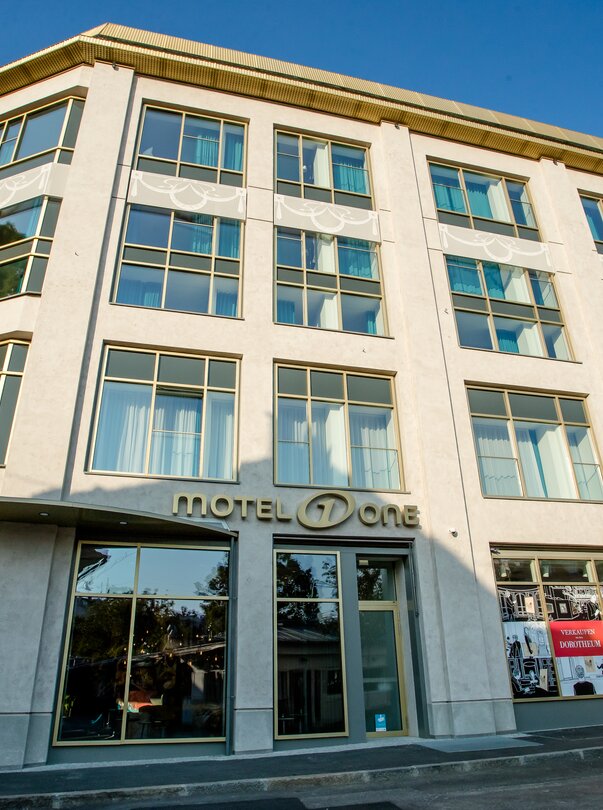 Außenansicht des Motel One in Graz. | © Motel One Austria GmbH