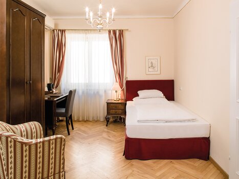 Palais-Hotel Erzherzog Johann Einzelzimmer | © Robert Illemann