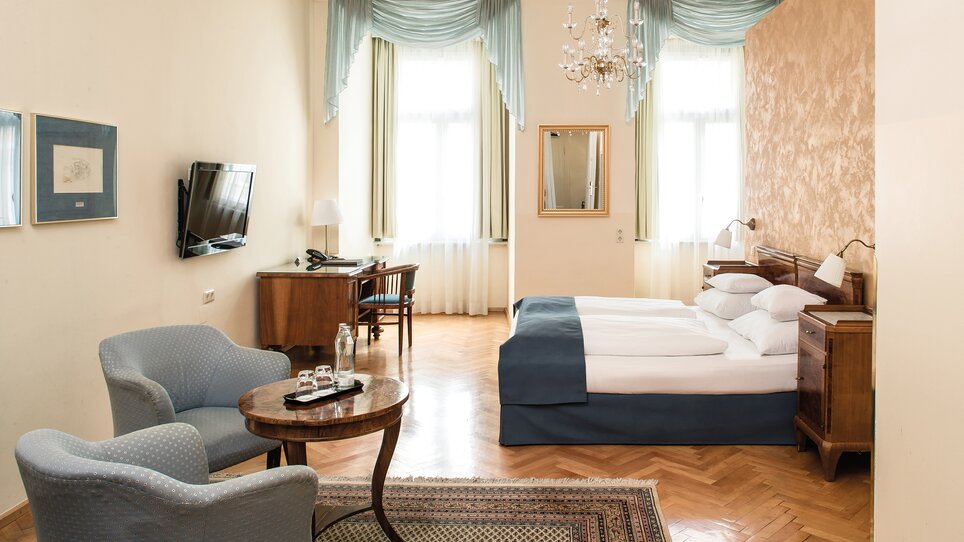 Palais-Hotel Erzherzog Johann Room Superior | © Robert Illemann