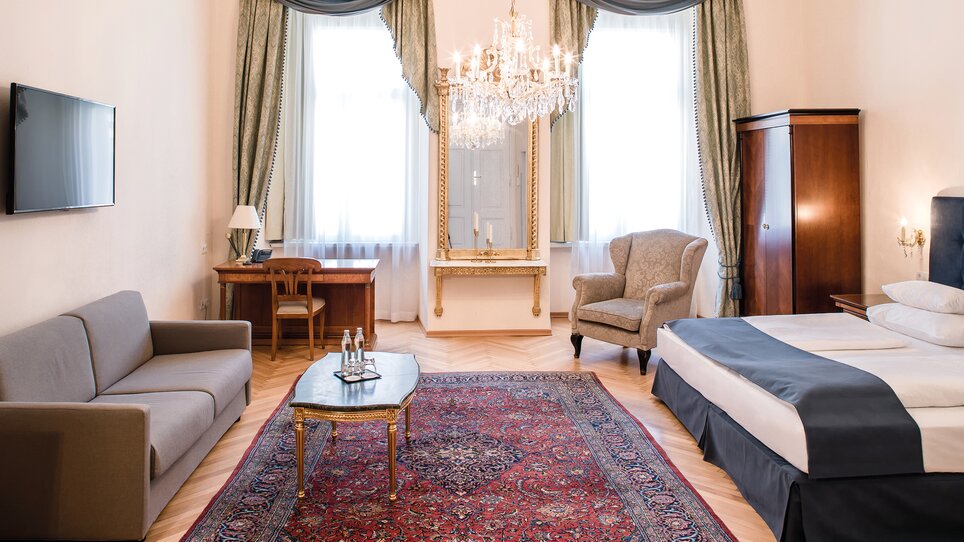 Palais-Hotel Erzherzog Johann Room Superior | © Robert Illemann