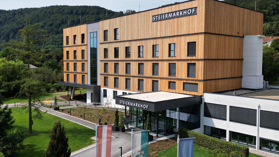 Vista esterna dell'Hotel Steiermarkhof a Graz. | © Hotel Steiermarkhof