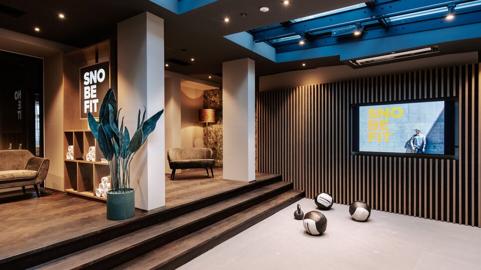 fitness room SNOBEFIT | © Aiola Living